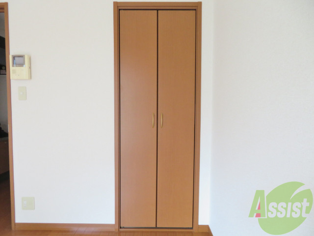 収納　ここに収納があります。収納があると部屋が広く使えます。