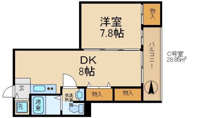 森小路矢野マンションの間取り写真