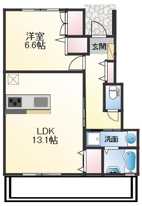 Maison　momo　ドゥの間取り