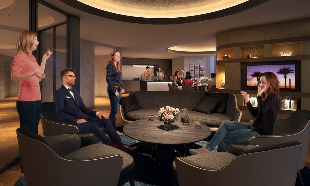 エントランス　パーティラウンジ