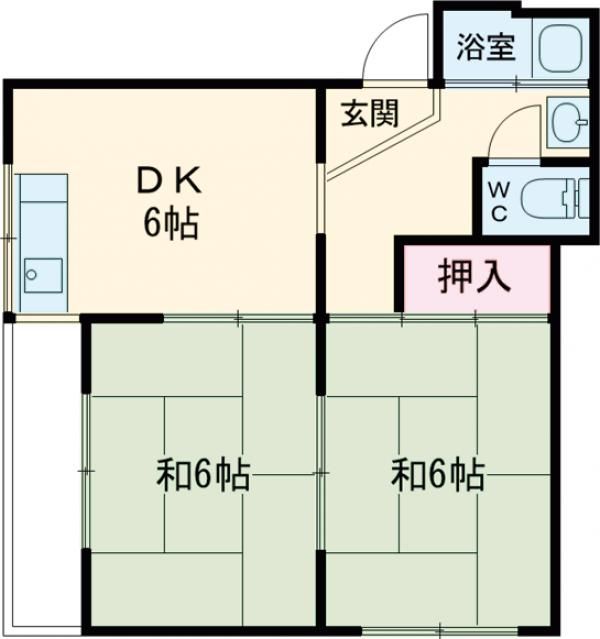 コーポ藤原の間取り