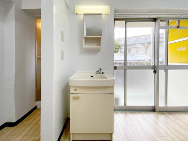 洗面設備　ビレッジハウスの同一物件・同一タイプの間取りの写真です