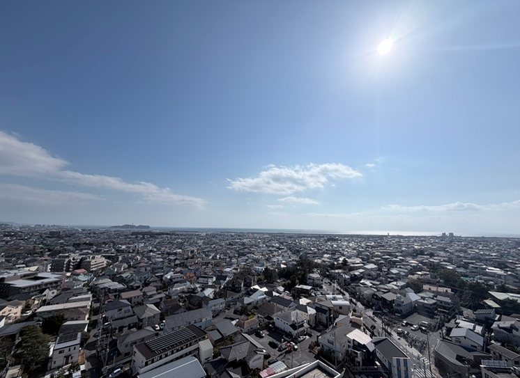 バルコニー　湘南エリアが一望できる、バルコニー♪