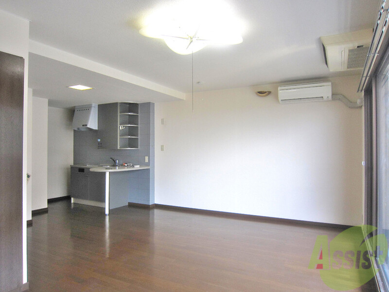 居室・リビング　広々１０帖の洋室。重厚感あるちょっと大人の空間ですね。