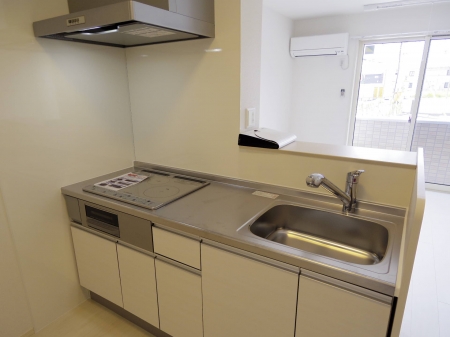 キッチン　対面キッチンで楽しくお料理