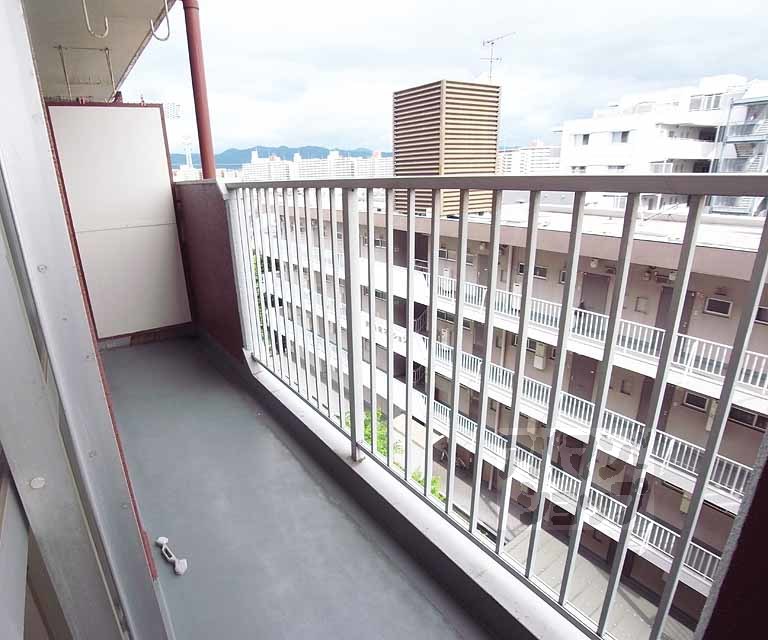 バルコニー　広いバルコニー。