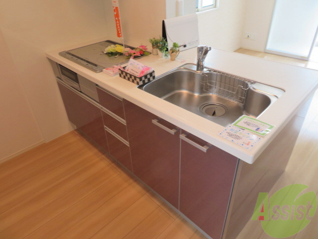 キッチン　こちらがキッチンです。料理作るのが楽しみです。