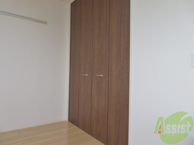 収納　ここに収納があります。収納があると部屋が広く使えます。