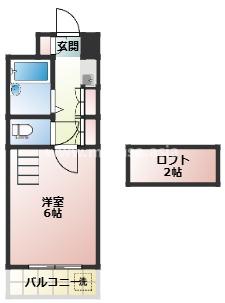 クレール宮崎の間取り