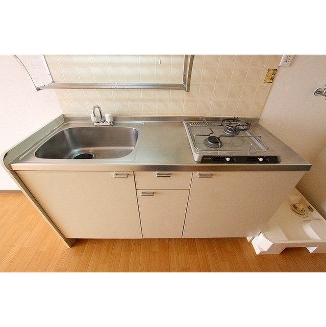 キッチン　２口ビルトインコンロ