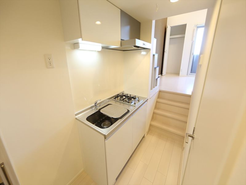 キッチン　システムキッチン（ガス2口コンロ付）