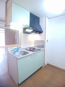 キッチン　ガスコンロ付