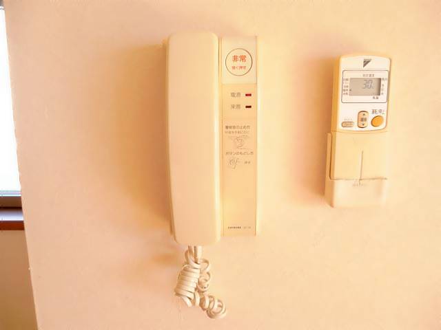 セキュリティ　インターホンで来訪者をしっかりチェックできます。