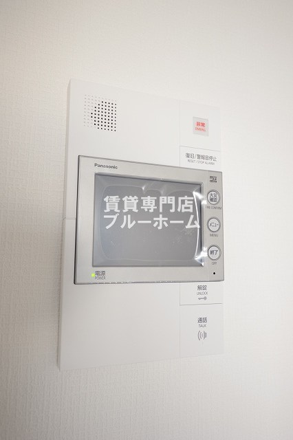 セキュリティ　安心のモニター付きインターホン！