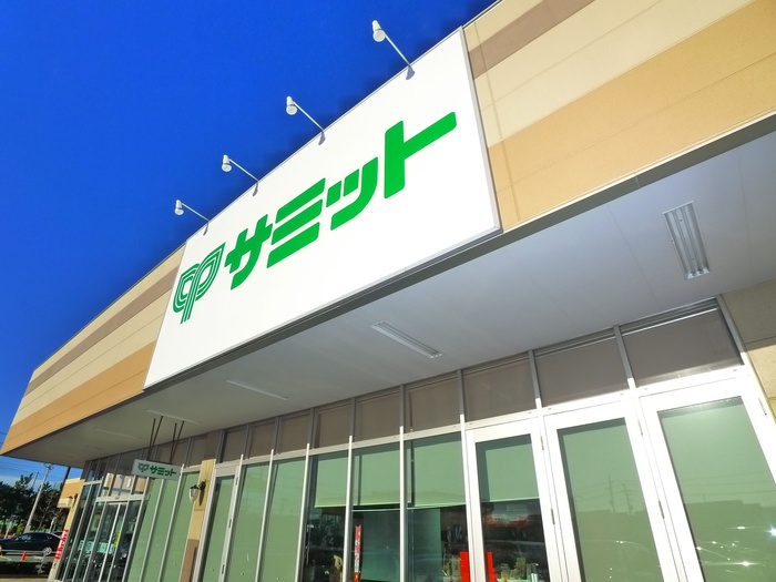 スーパー　サミット（スーパー）まで1100m