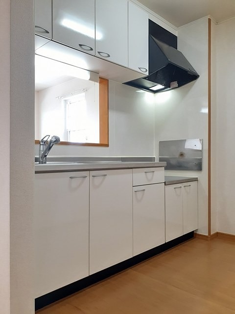 キッチン　お好きなガスコンロを設置できます。