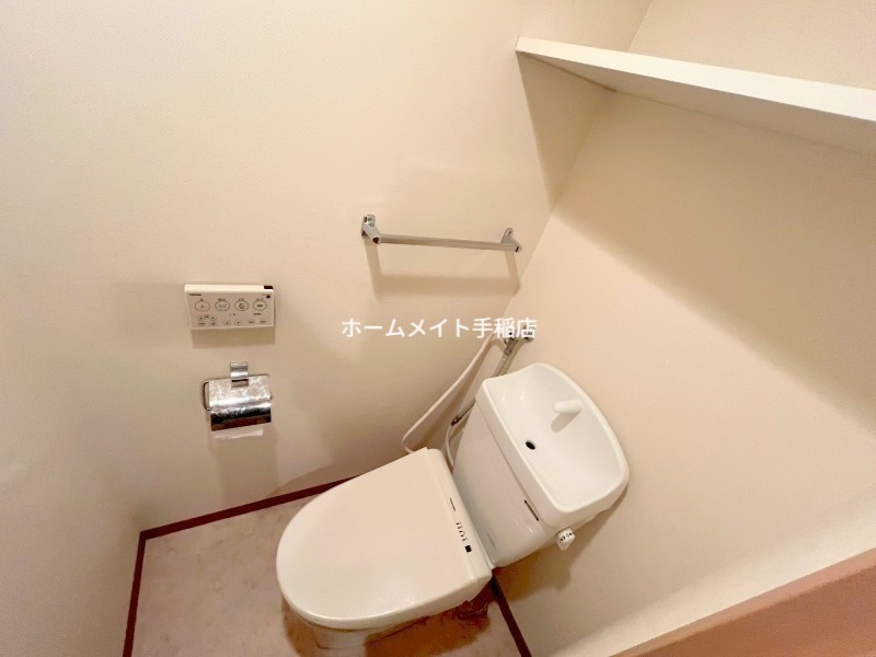 トイレ　ウォシュレット付きで快適な環境です♪