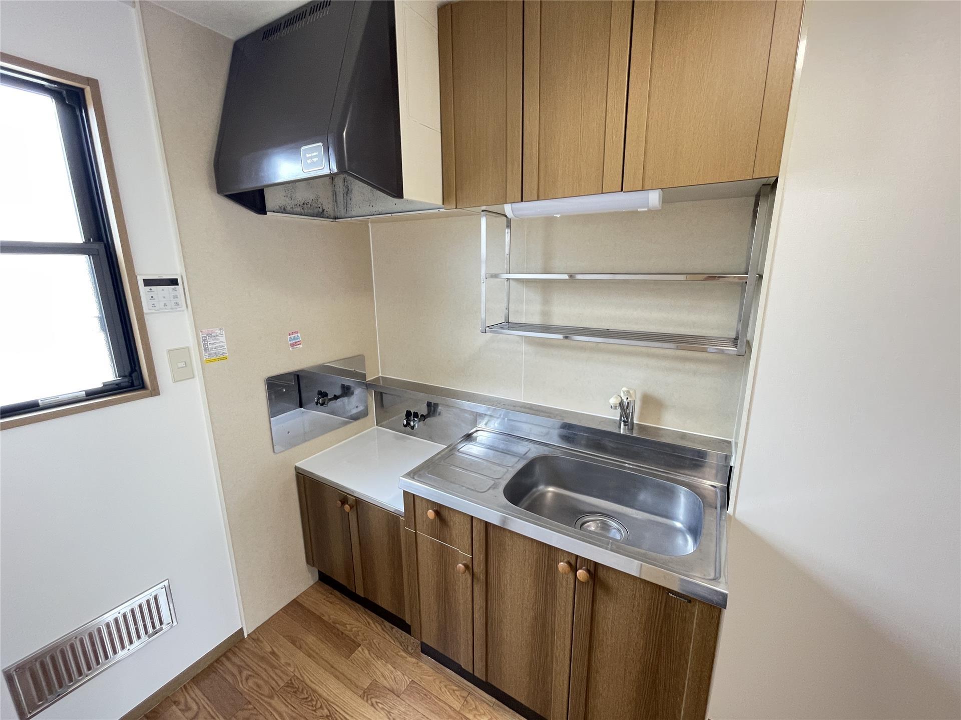 キッチン　ガスコンロの設置が可能なキッチン♪