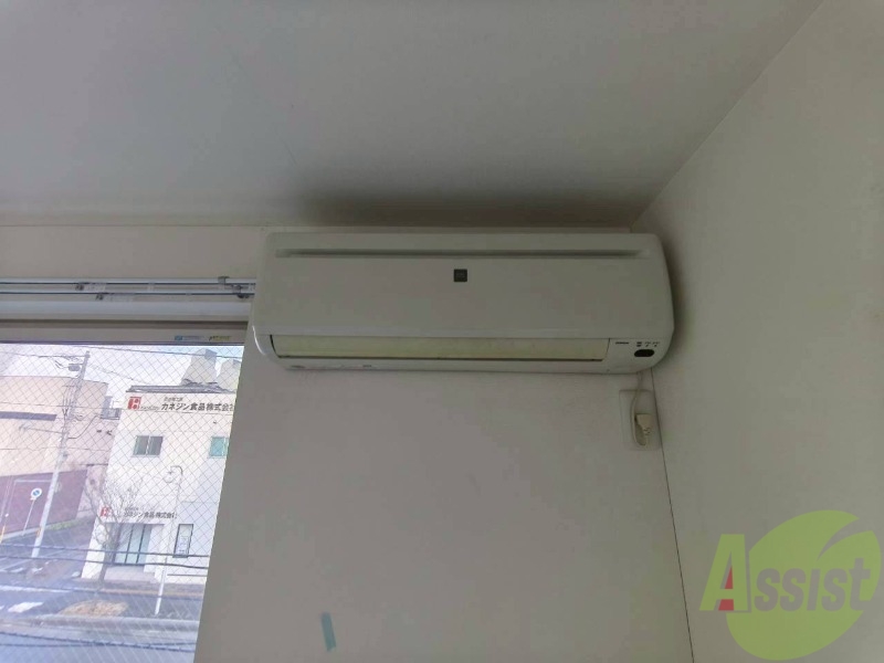 その他設備　エアコンが設置してありますので、寒暖対策もばっちり。