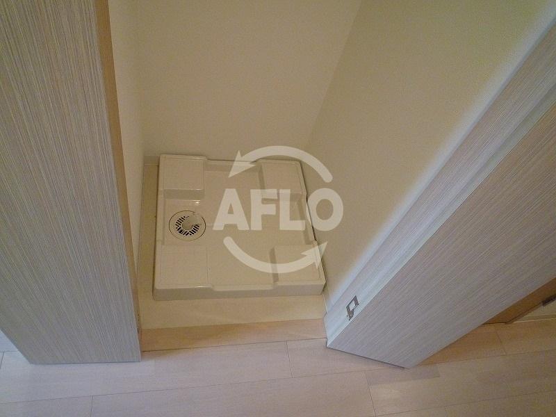 洗面設備　CASSIA難波（カッシア難波）　洗濯機置き場