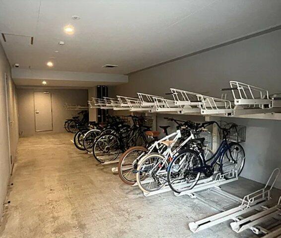 駐車場　駐輪場です。