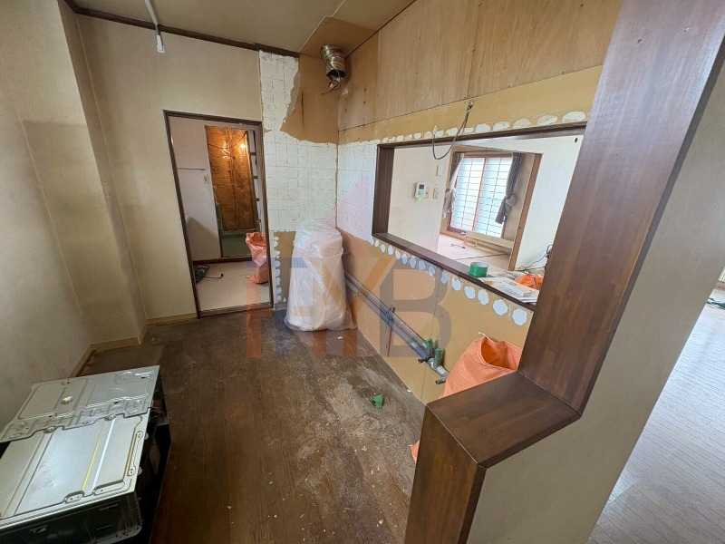 キッチン　リフォーム中です