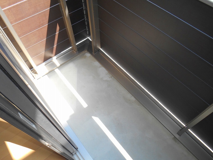 バルコニー　同物件反転写真です