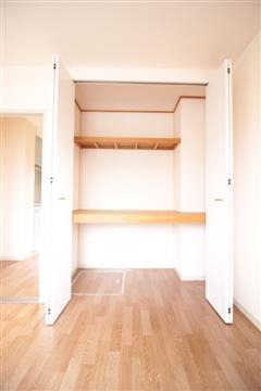 収納　収納スペースも完備