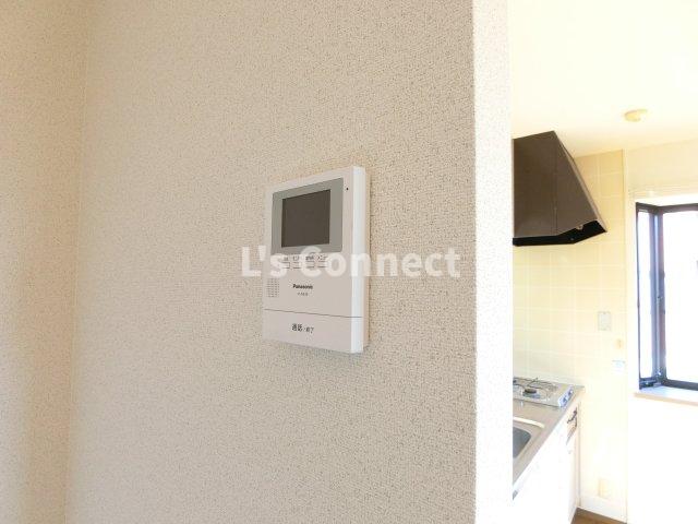 セキュリティ　突然の来客時もＴＶモニターホンでしっかり確認。