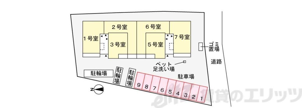 駐車場　間取図