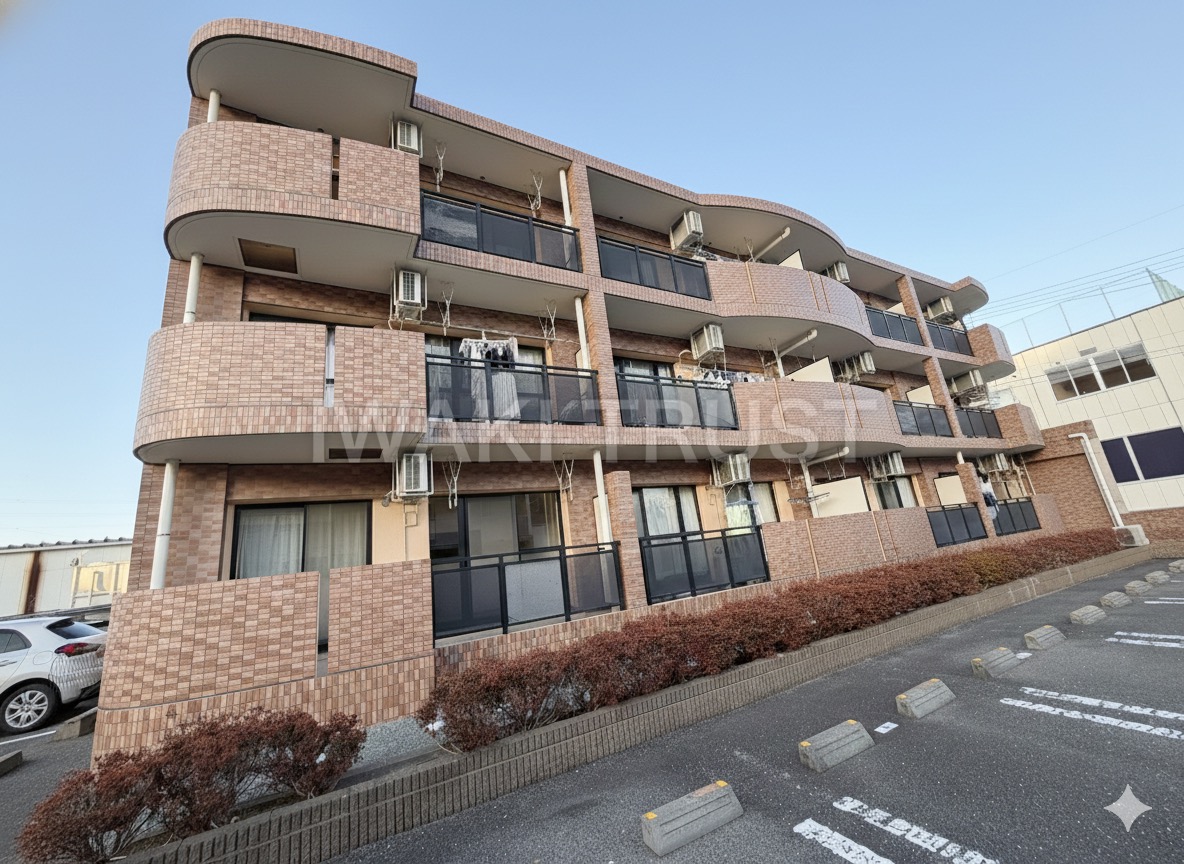 建物外観　前面駐車場で開放感あり☆