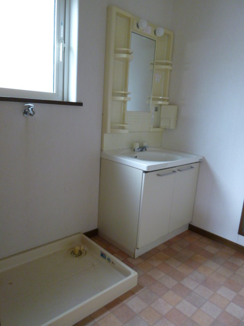 洗面設備　洗面洗濯置き場