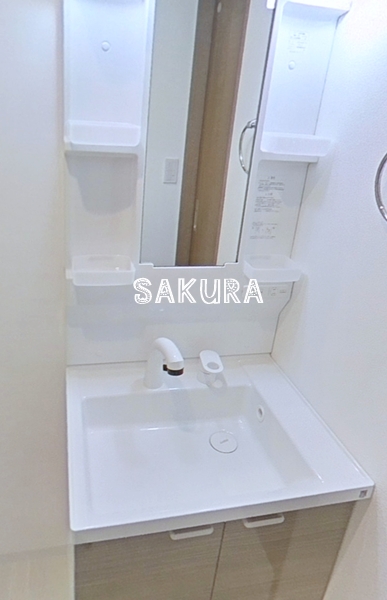 洗面設備　身支度に便利な洗面台♪