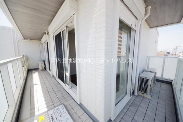 バルコニー　Ｌ字バルコニー