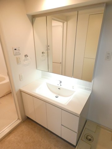 洗面設備　※別部屋の参考写真です。