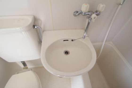 洗面設備　※別号室の写真です。