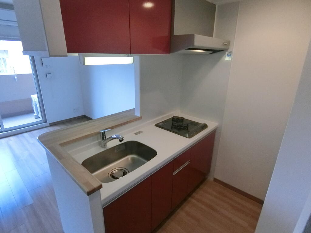 キッチン　システムキッチンガス２口です