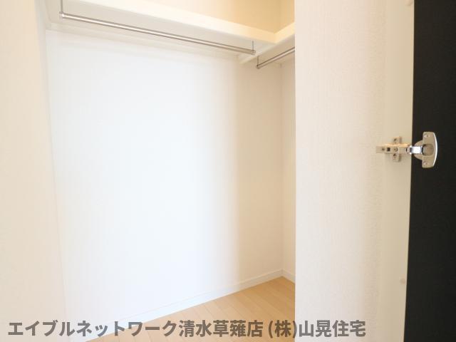 収納　たっぷりとした収納スペースです