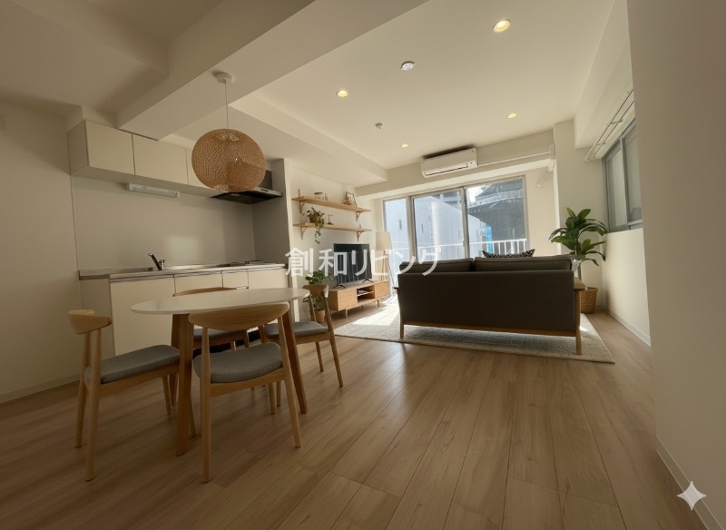 居室・リビング　家具・インテリアはCGです