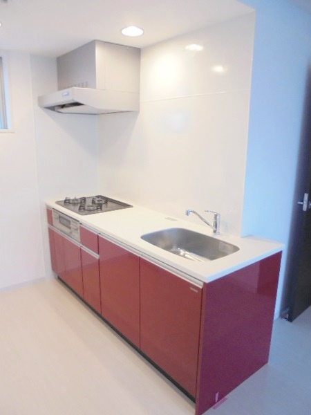 キッチン　自炊をされる方に嬉しい3口コンロ♪