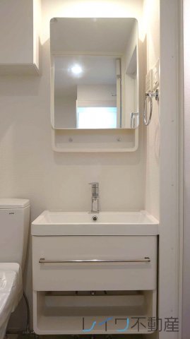 洗面設備　広い洗面スペース