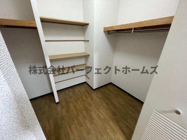 収納　大きなスペースがあり、収納には困りません