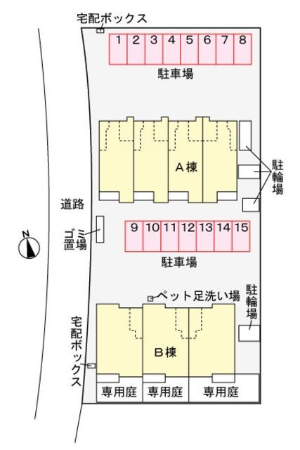 駐車場　★★駐車場配置図★★