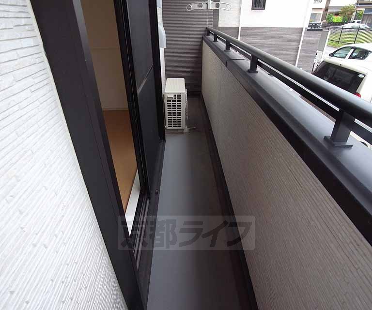 バルコニー　東向きのバルコニーです。