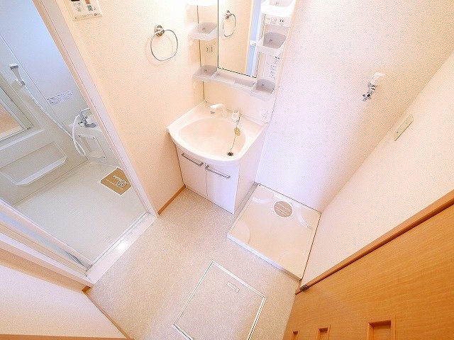 洗面設備　設備が揃っています