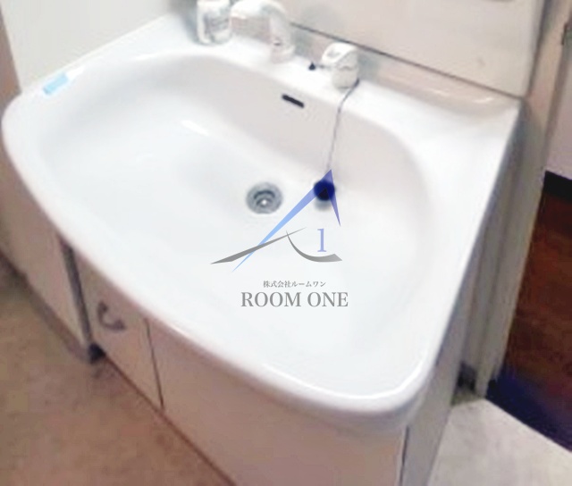 洗面設備　洗面台です。