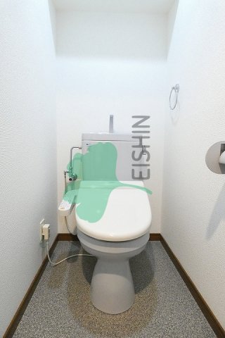 トイレ　清潔感のあるトイレです。