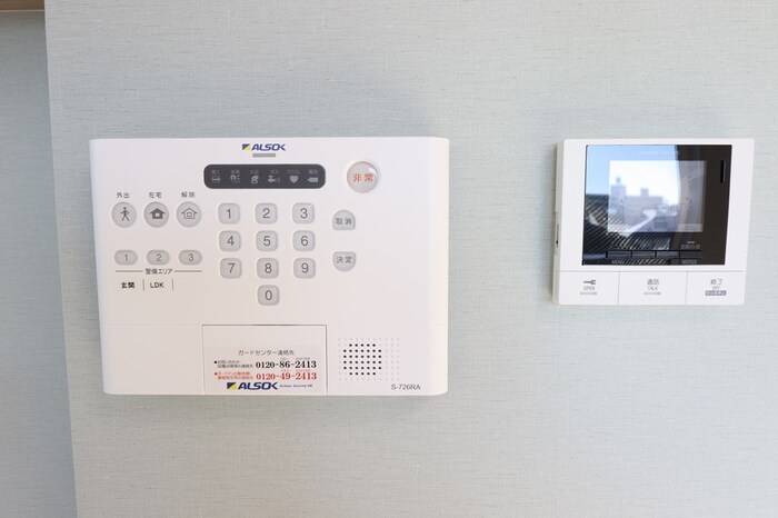 セキュリティ　ＡＬＳＯＫホームセキュリティー搭載＋モニター付インターホン