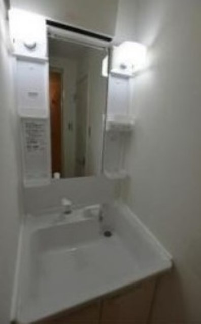 洗面設備　独立洗面化粧台が付いています