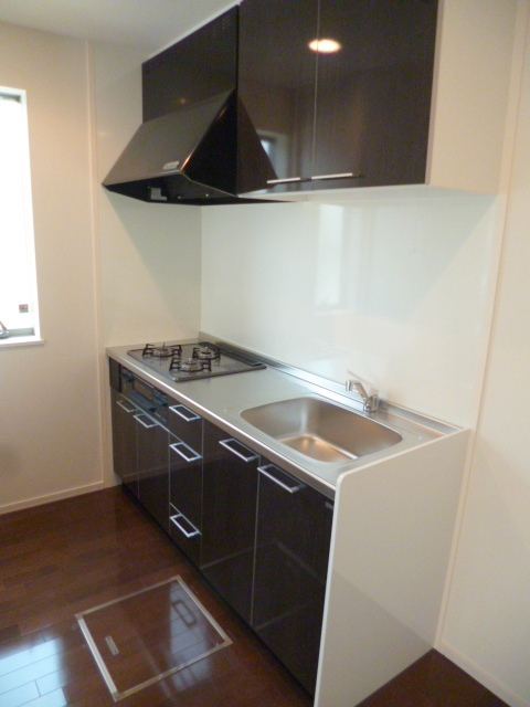 キッチン　★グリル付きガス３口システムキッチン★